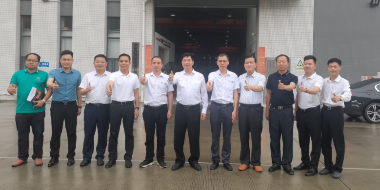云浮市委常委、統(tǒng)戰(zhàn)部部長梁仁球一行蒞臨凱碩考察交流